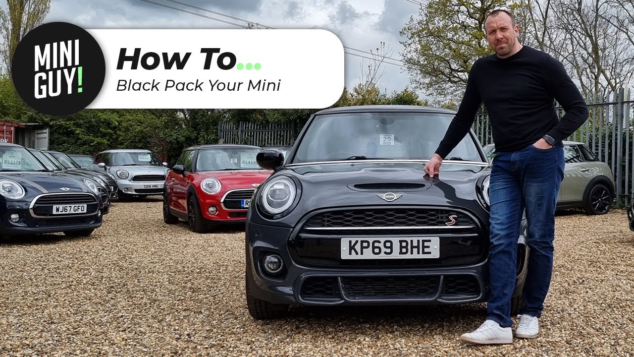 Before & After Mini Cooper Full Black Pack Transformation